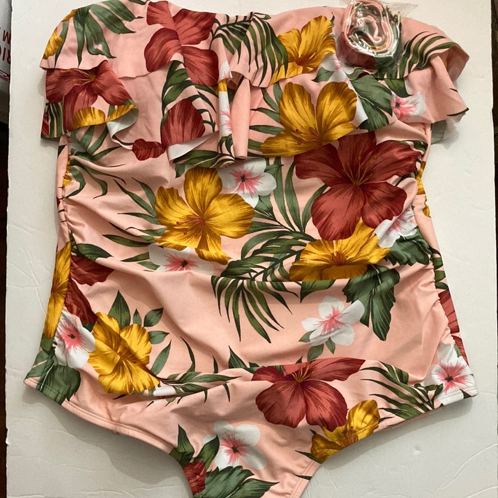Kona Sol Strapless Convertible One Piece Bathsuit
